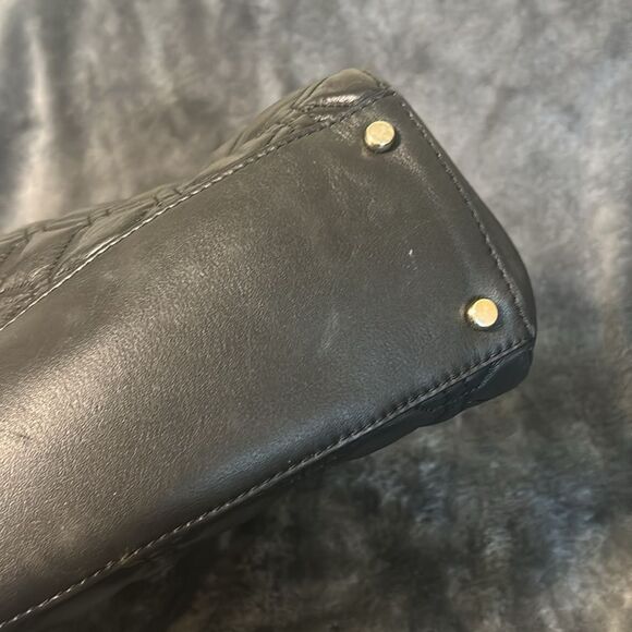 Kate Spade Astor Court Marlene Black Quilted Chain Handle Handbag Purse - Picture 7 of 16